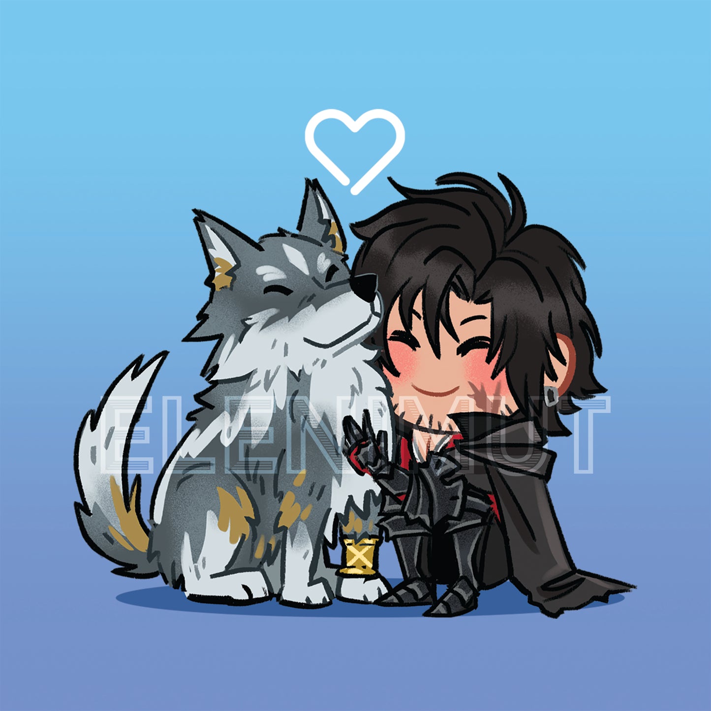 FF16 Good Boys - 2.5 inch Acrylic Charm Keychain