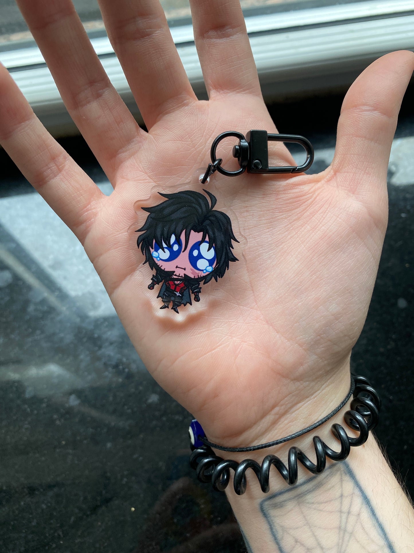 Crying Clive - 1.75 inch Acrylic Charm Keychain