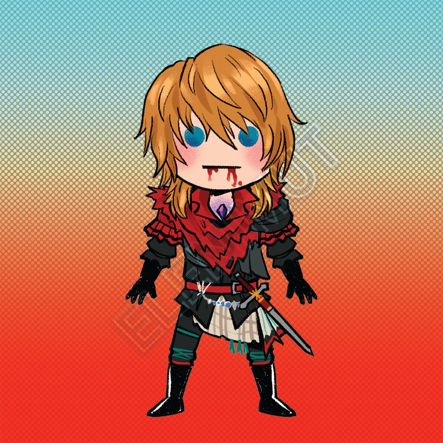 Bloody Joshua - 2.5 Inch Acrylic Charm Keychain