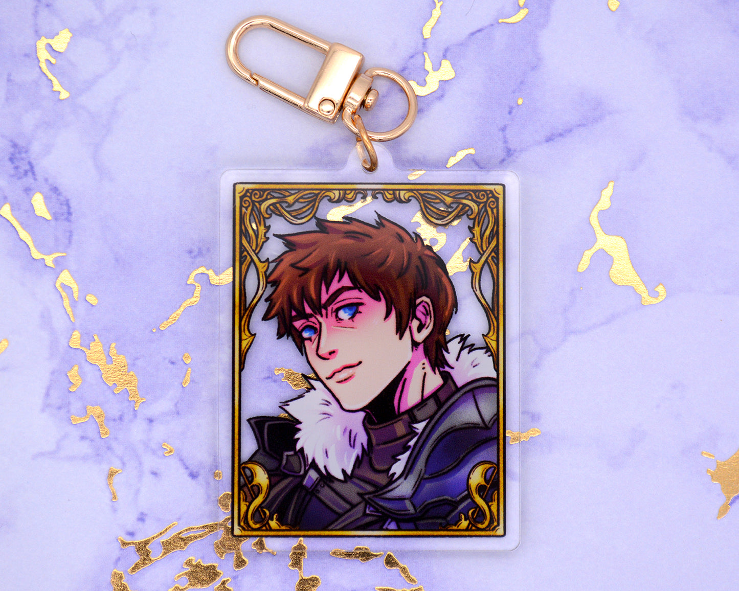 XIV Portraits- 2.5 inch Acrylic Charm Keychain