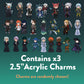 XIV NPC Blind Bags - x3 - 2.5 inch Holo Acrylic Charms Keychains