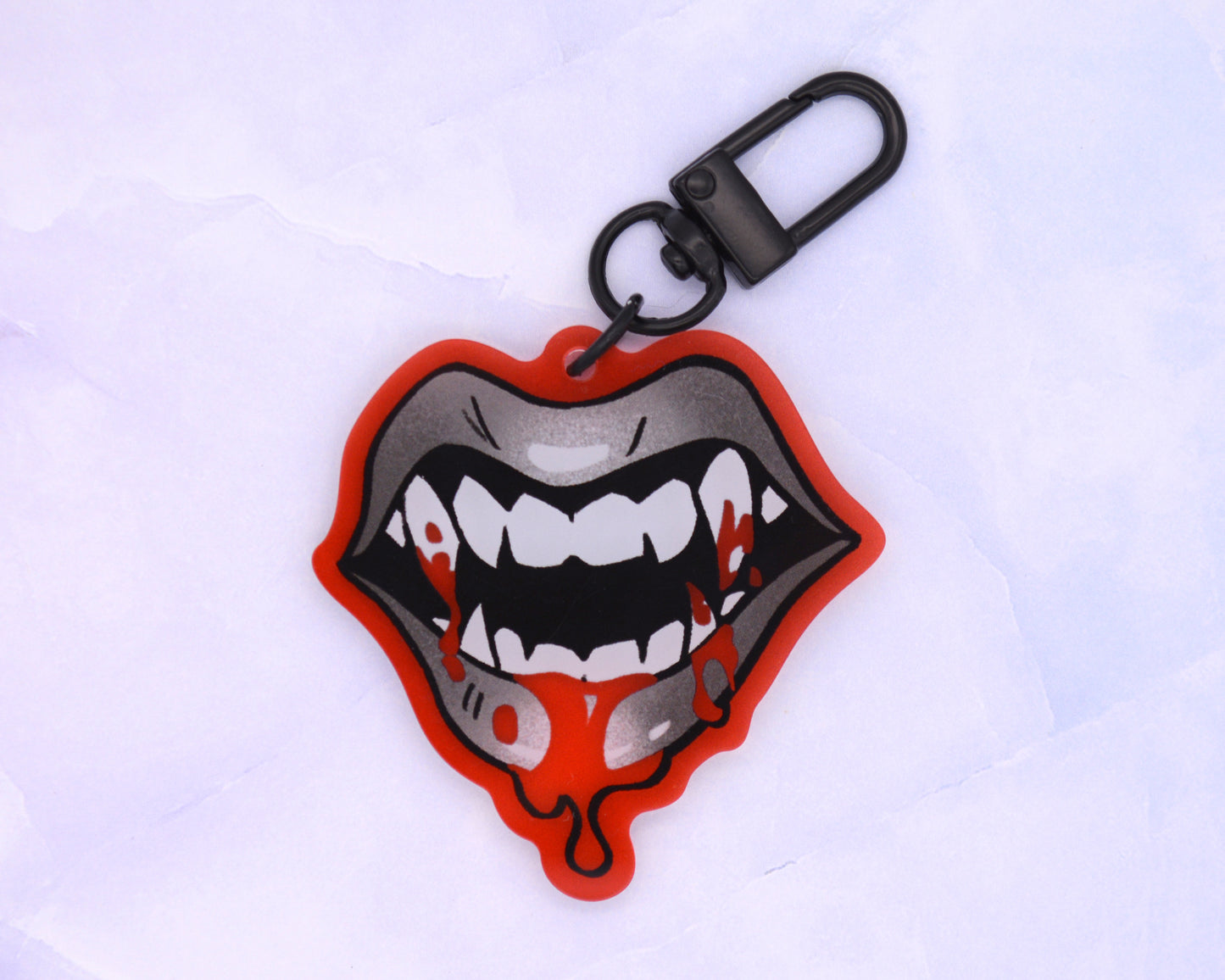 Mouths- 2 inch Acrylic Charm Keychain