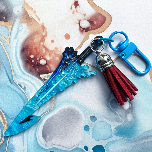 Brotherhood 3.5in Marbled Acrylic Keychain