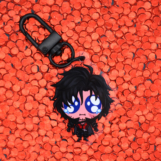 Crying Clive - 1.75 inch Acrylic Charm Keychain