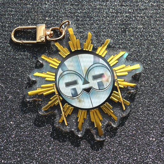 Esquie - 3in Acrylic Keychain with Gold Foil