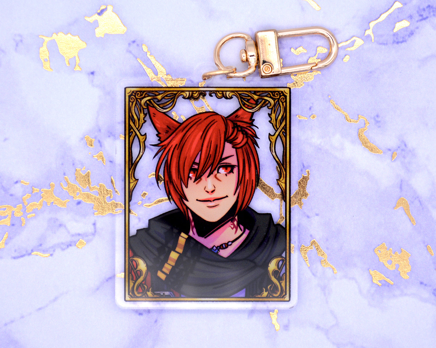 XIV Portraits- 2.5 inch Acrylic Charm Keychain