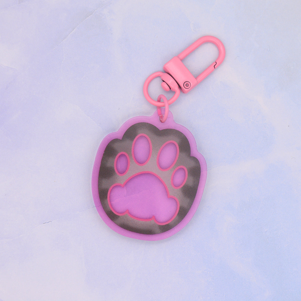 Cat Paws - 1.5 inch Acrylic Charm Keychain