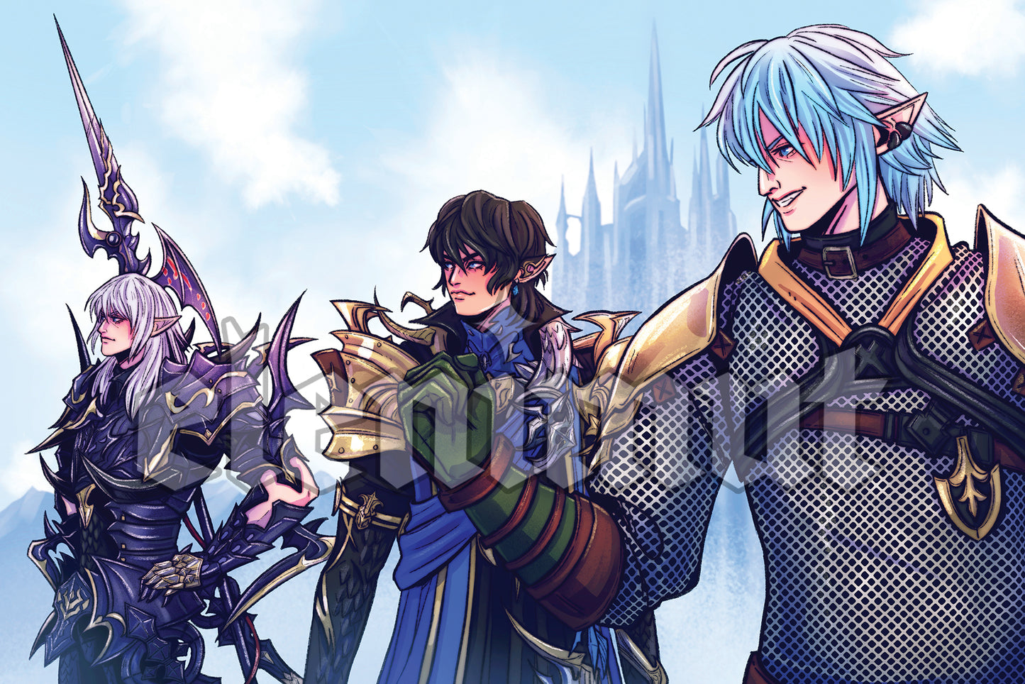 Ishgard Boys - 8x12" Print