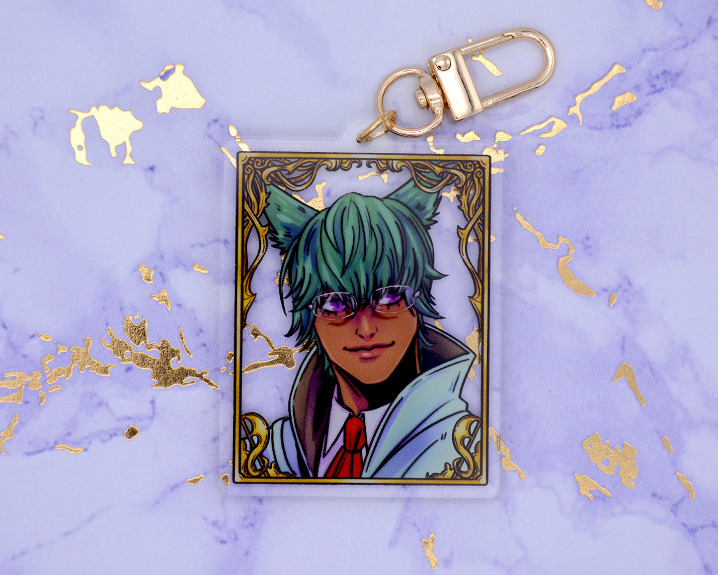 XIV Portraits- 2.5 inch Acrylic Charm Keychain