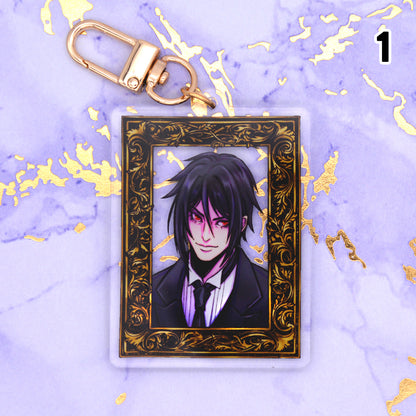 Kuro Portraits- 2.5 inch Acrylic Charm Keychain