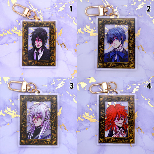 Kuro Portraits- 2.5 inch Acrylic Charm Keychain