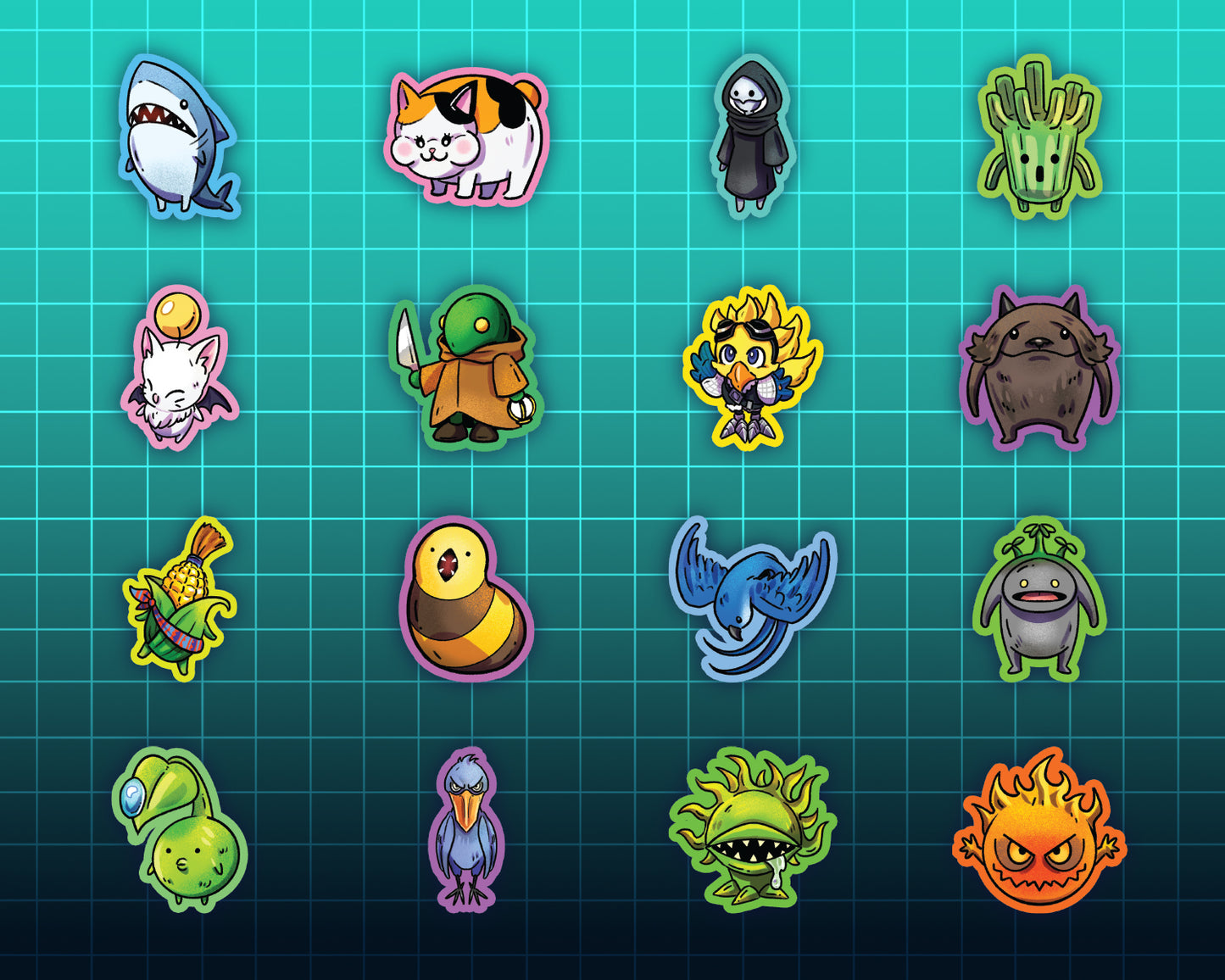 XIV Minions - 1.5 inch Acrylic Charm Keychain