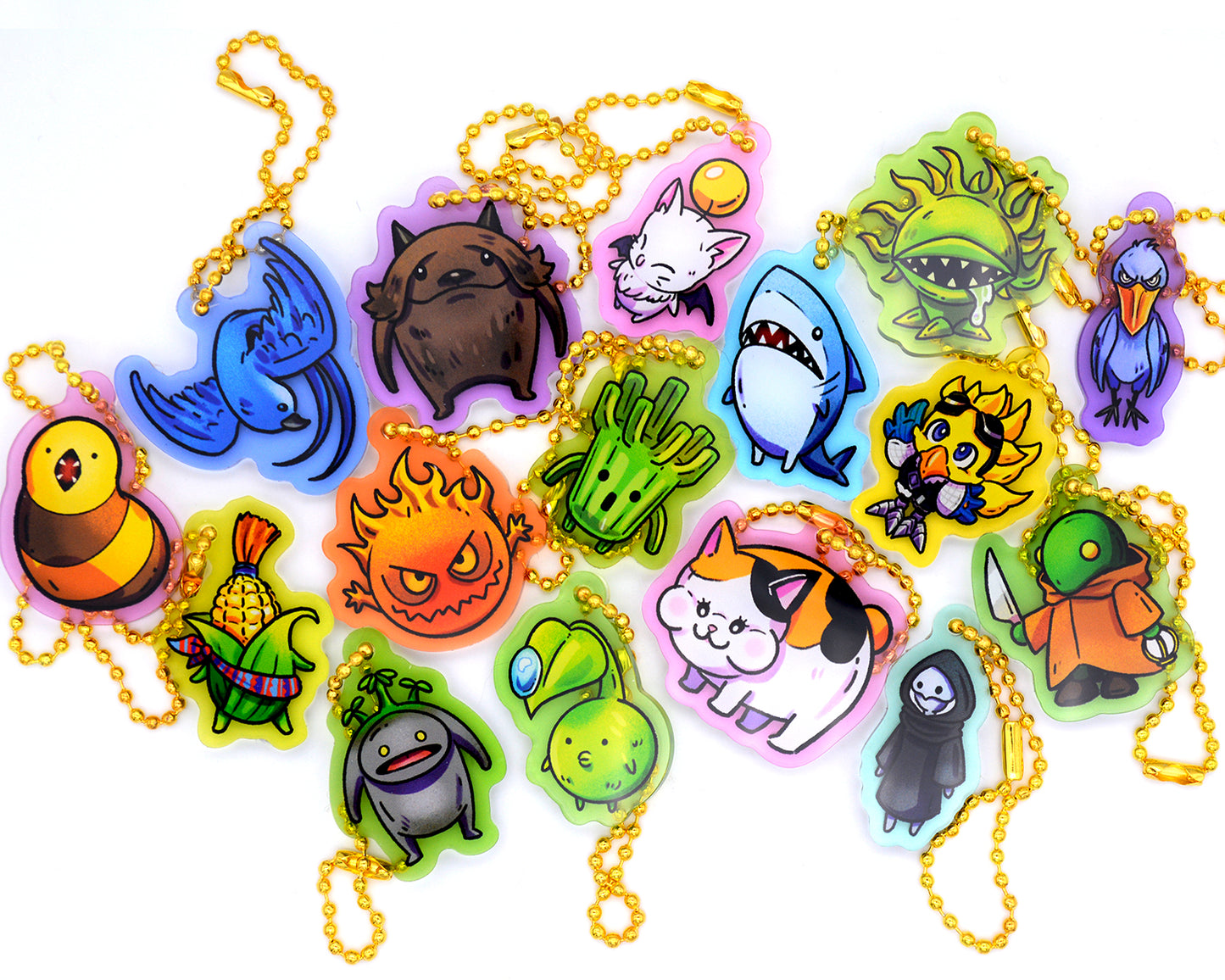 XIV Minions - 1.5 inch Acrylic Charm Keychain