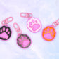 Cat Paws - 1.5 inch Acrylic Charm Keychain