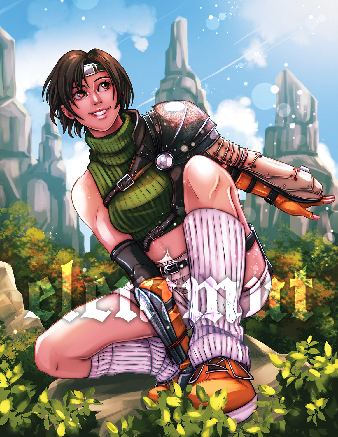 Yuffie 8.5x11 Print