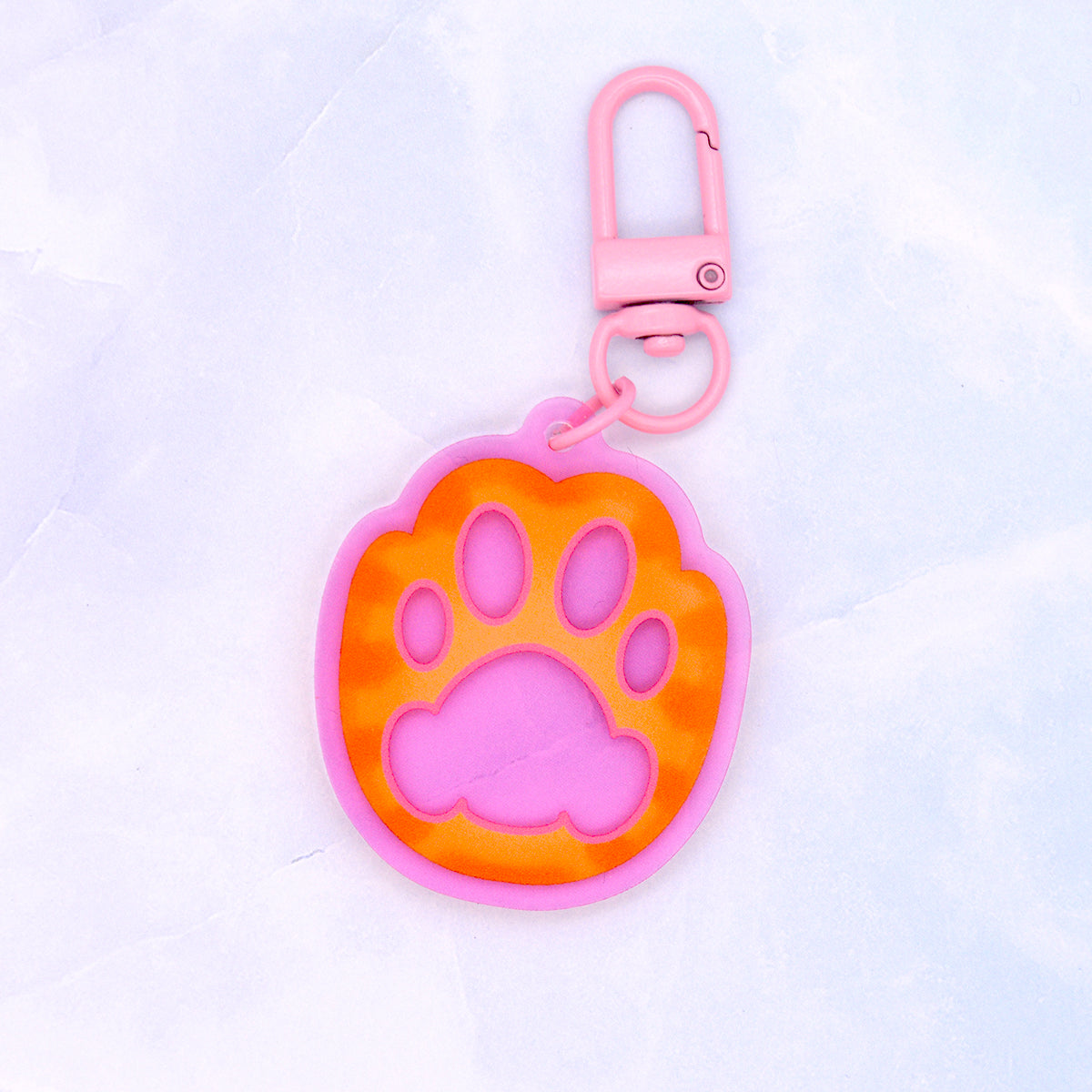 Cat Paws - 1.5 inch Acrylic Charm Keychain