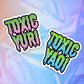 Toxic Yaoi / Toxic Yuri 3 inch Vinyl Sticker