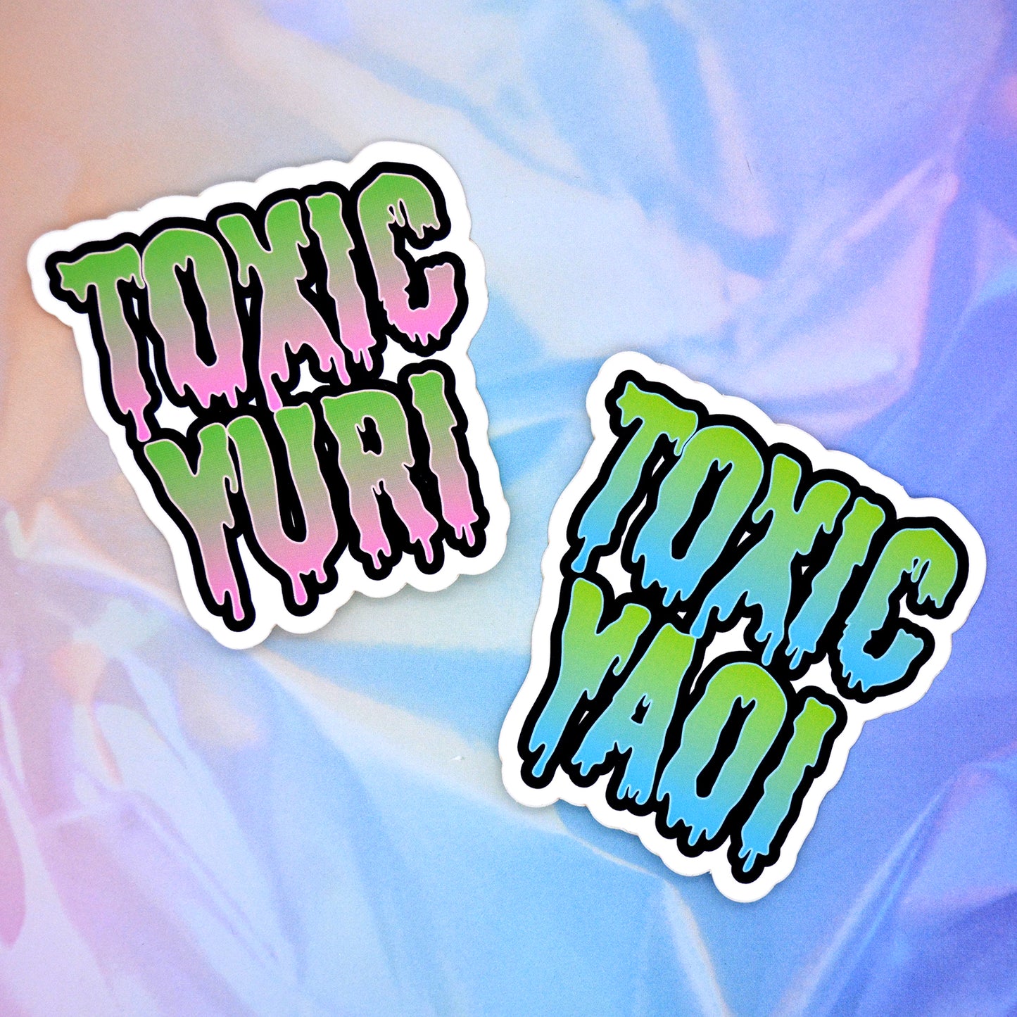 Toxic Yaoi / Toxic Yuri 3 inch Vinyl Sticker