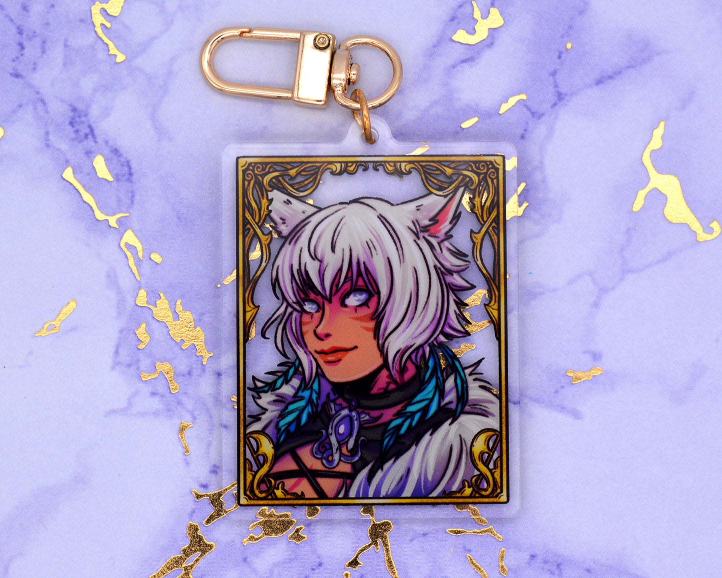 XIV Portraits- 2.5 inch Acrylic Charm Keychain
