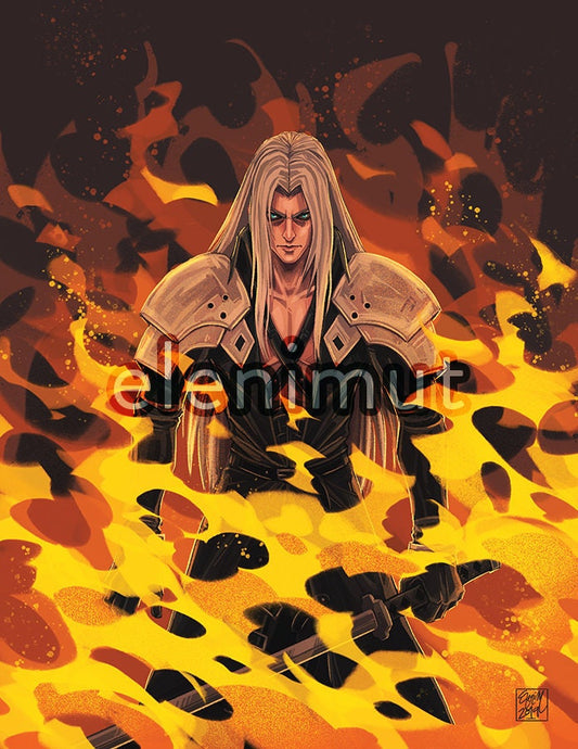 Sephiroth 8.5x11 Print