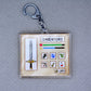 Inventory  - 2.5 inch Acrylic Epoxy Charm Keychain