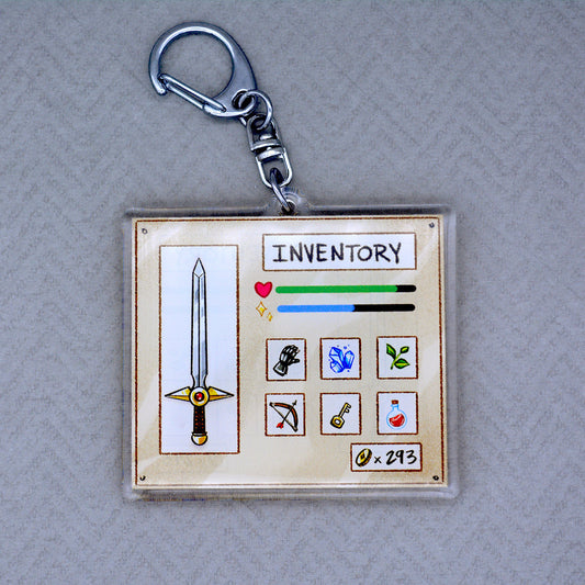 Inventory  - 2.5 inch Acrylic Epoxy Charm Keychain