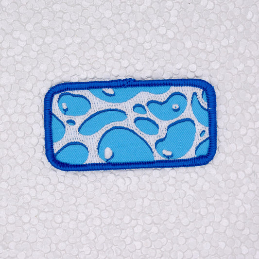 Water 1.5 x 3 inch Patch