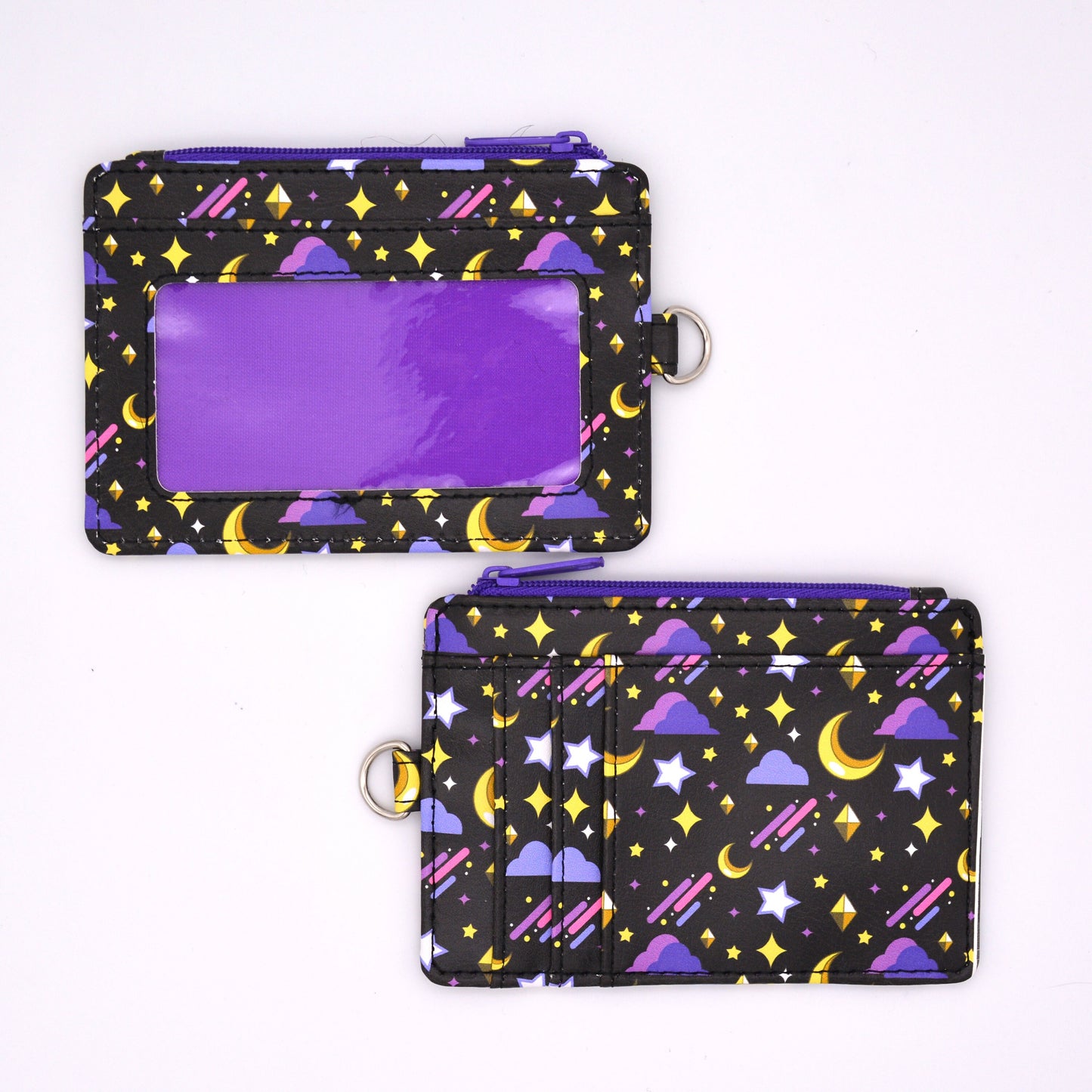 Sea and Night Sky Faux Leather Wallets