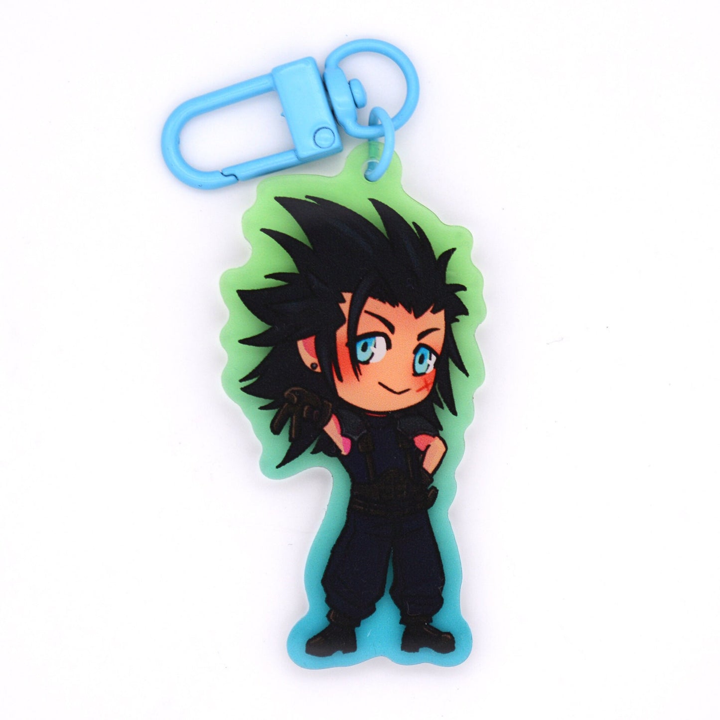 CC:FF7 Zack Cloud - 2.5 inch Acrylic Charm Keychain