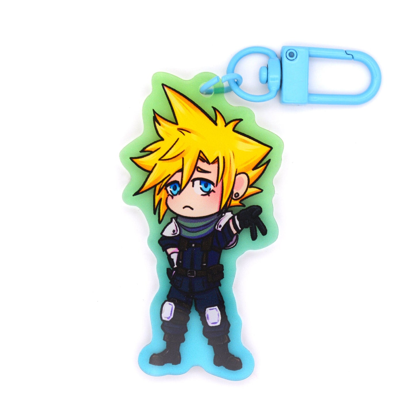 CC:FF7 Zack Cloud - 2.5 inch Acrylic Charm Keychain