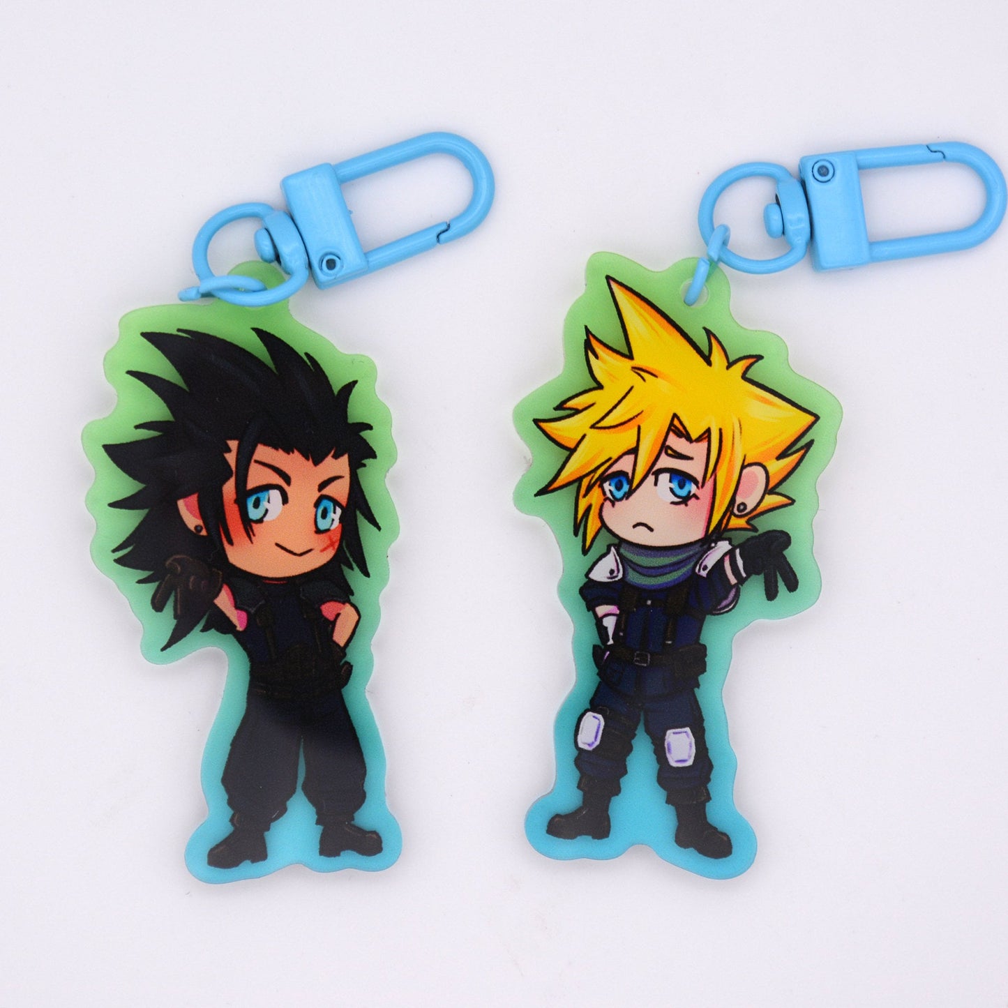 CC:FF7 Zack Cloud - 2.5 inch Acrylic Charm Keychain